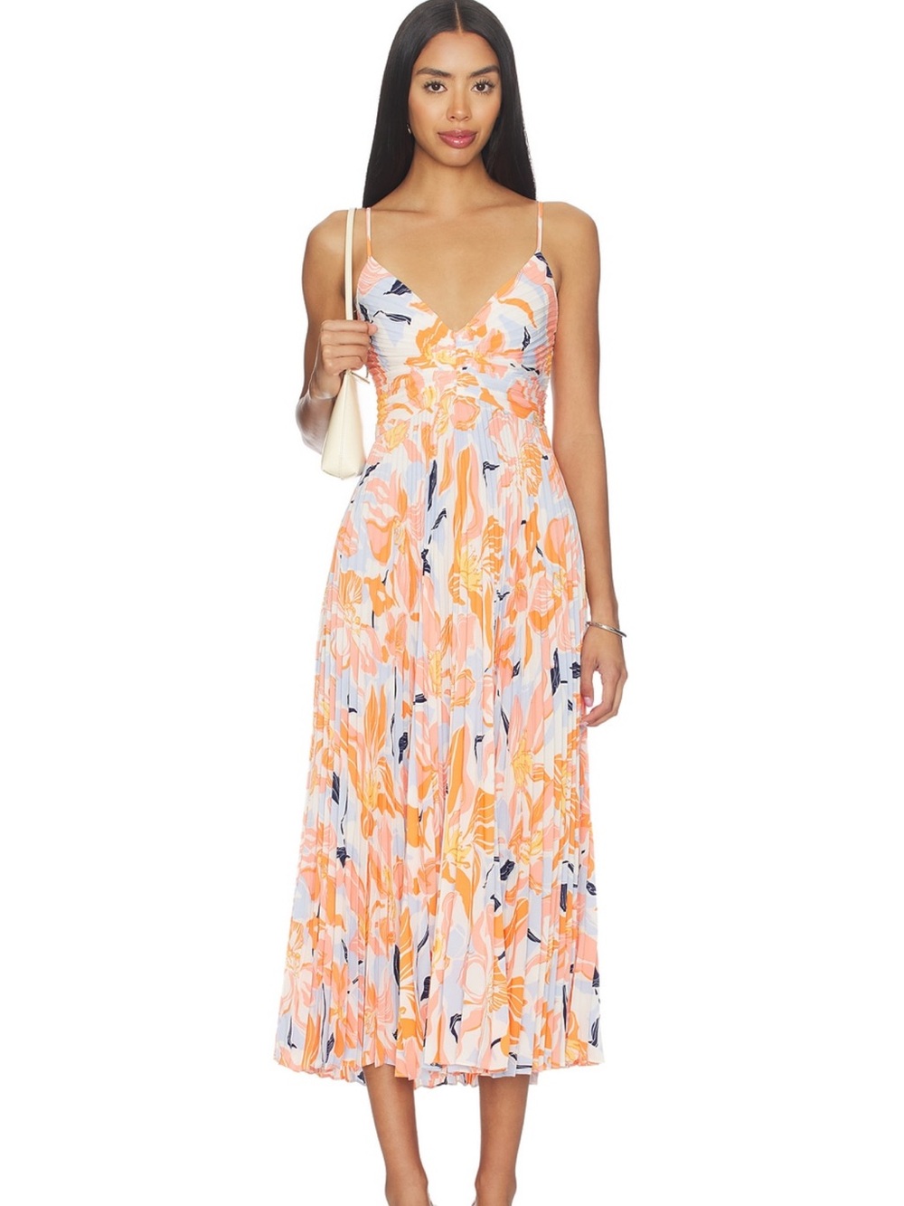 Astr The Label Blythe Orange Blue Floral